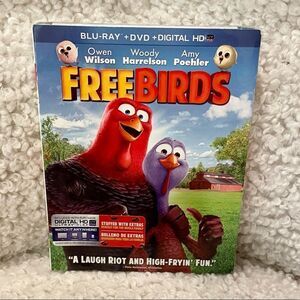 Free Birds Movie Blu-ray DVD Digital HD (NWT)
